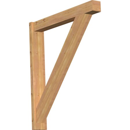 Ekena Millwork Traditional Block Smooth Outlooker, Western Red Cedar, 5 1/2"W x 36"D x 40"H OUT06X36X40TRA05SWR